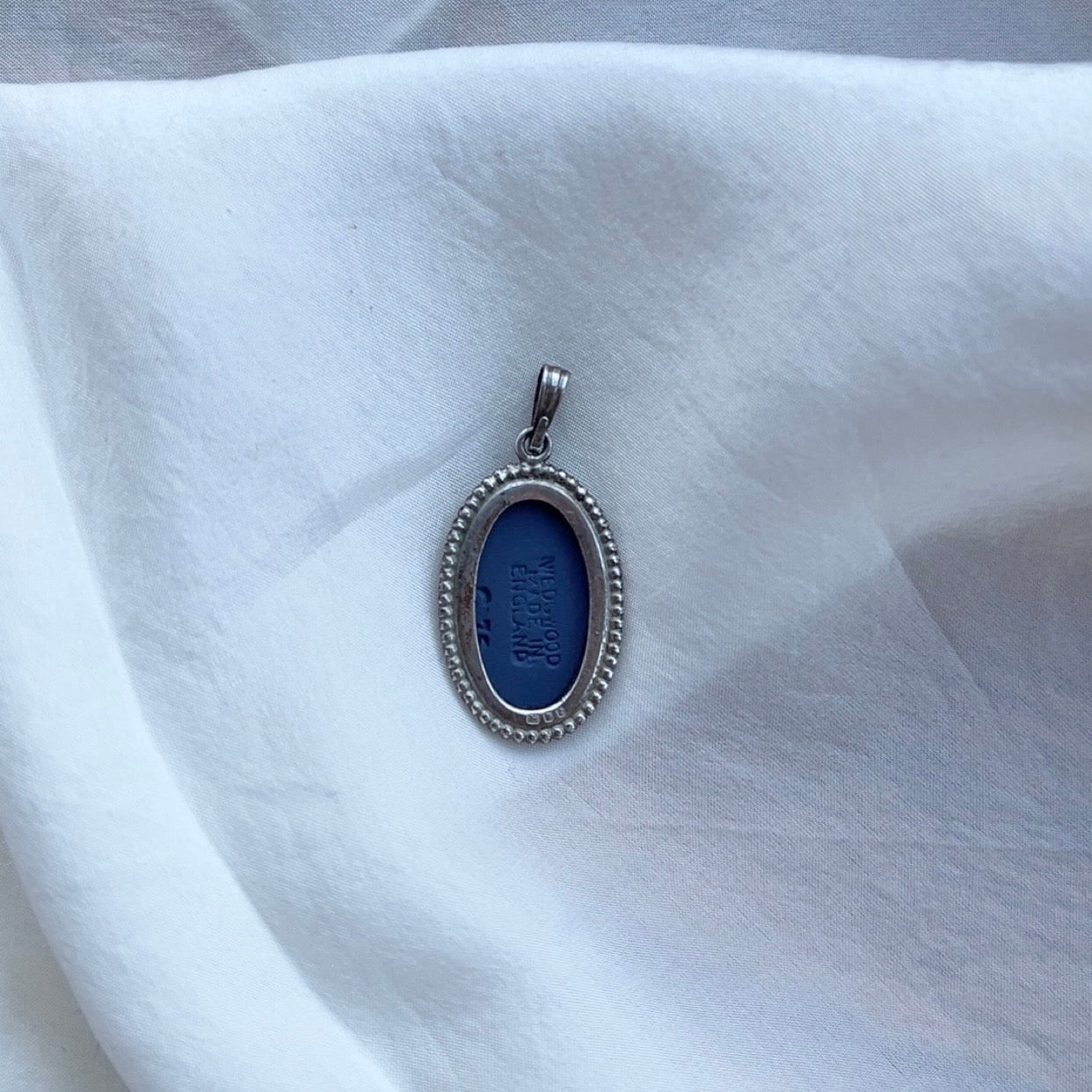 Sterling Silver Vintage Wedgwood Pendant